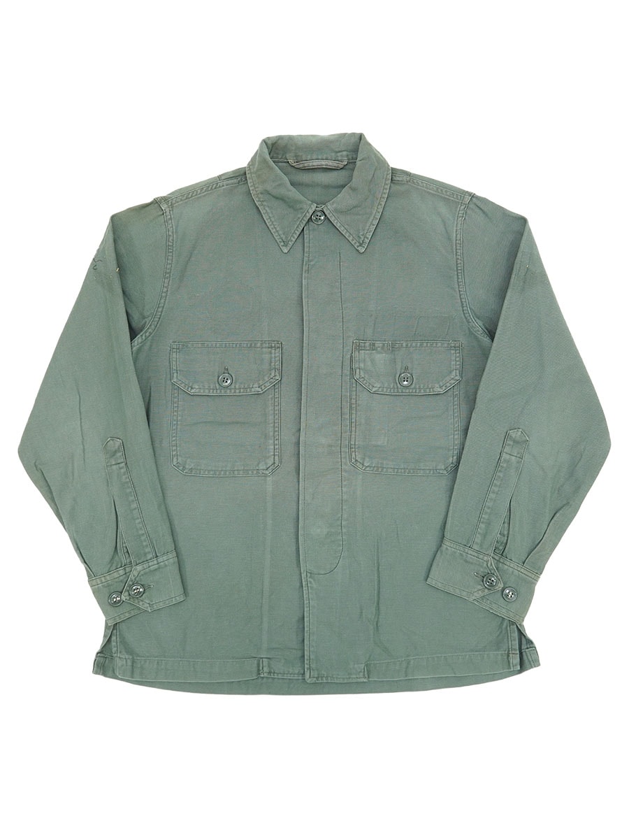 50s USAF ユーティリティシャツ セージグリーン 50's U.S.AIR FORCE ユーティリティシャツ セージグリーン 実寸(15位