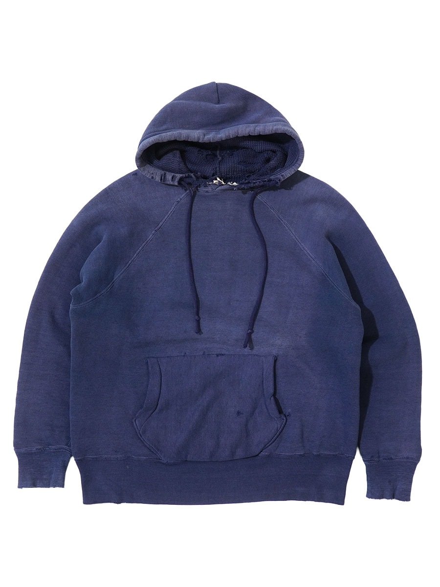 60's PILGRIM 裏サーマル ダブルフェイス スウェットパーカ ネイビー