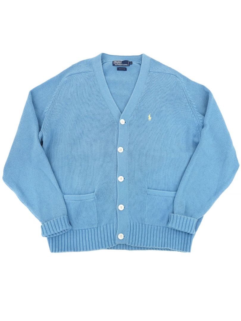 ラルフローレン ワンポイント 100%コットンカーディガン 表記(XL