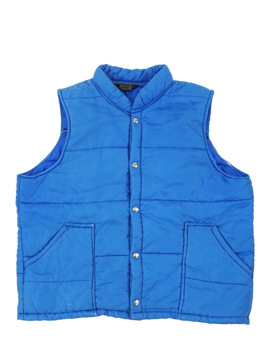 70's Swingster 無地 中綿ベスト ブルー 表記(XL) | すべての商品