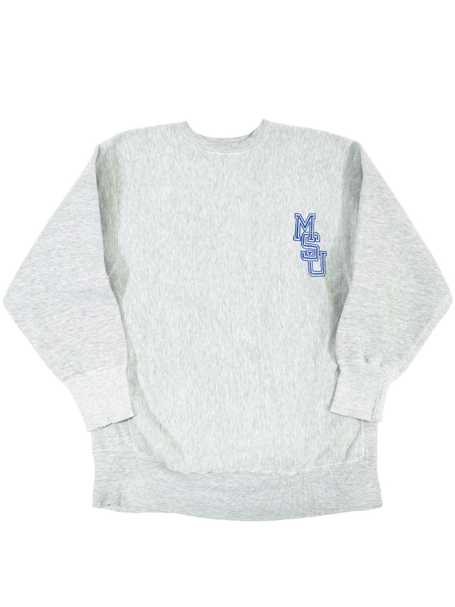 70's 単色タグ チャンピオンRW ''M S U'' グレー 表記(XL) | すべての