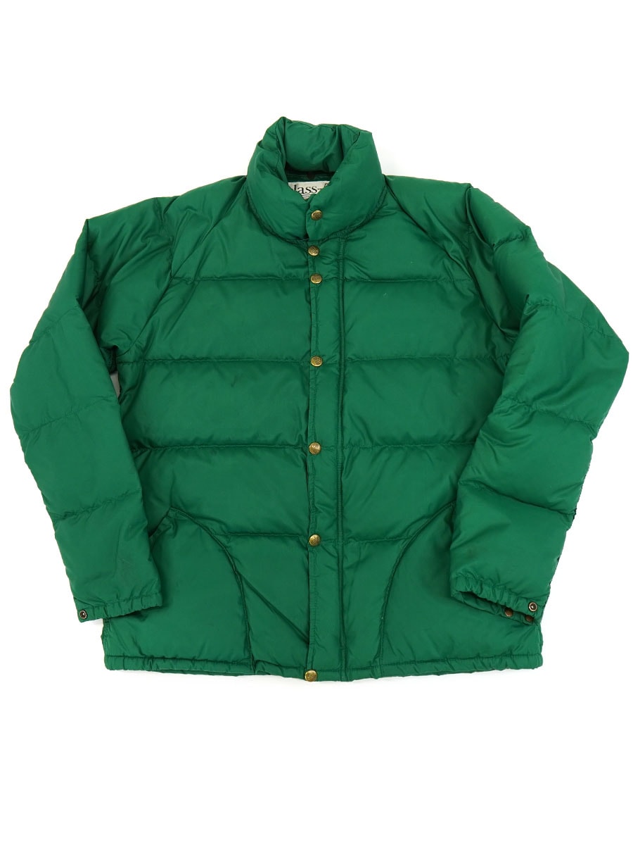 70's Class-5 ピッケルタグ ダウンJKT グリーン 表記(M) | NEW ITEM