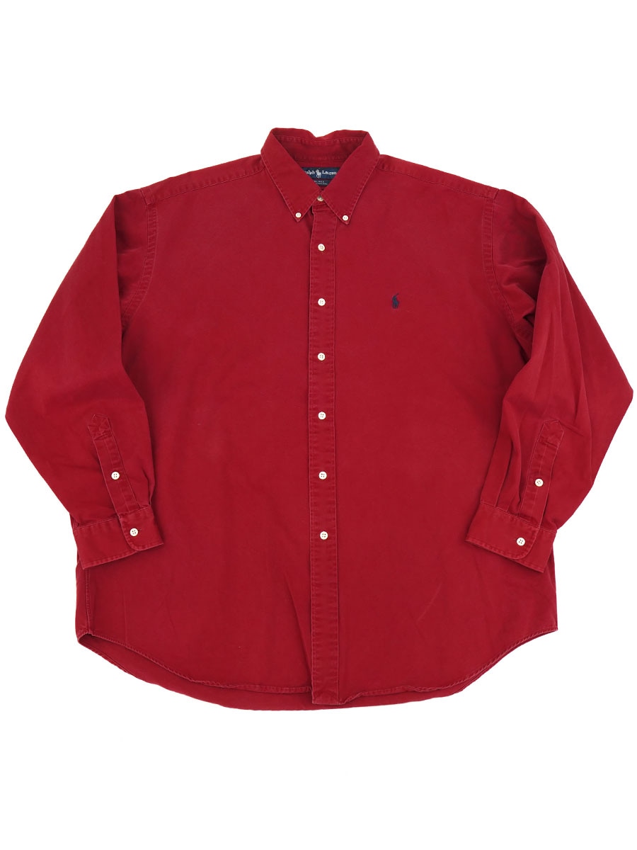 RALPH LAUREN BLAKE 100%COTTON LONG SLEEVE B.D.SHIRT (SIZE.X LARGE)