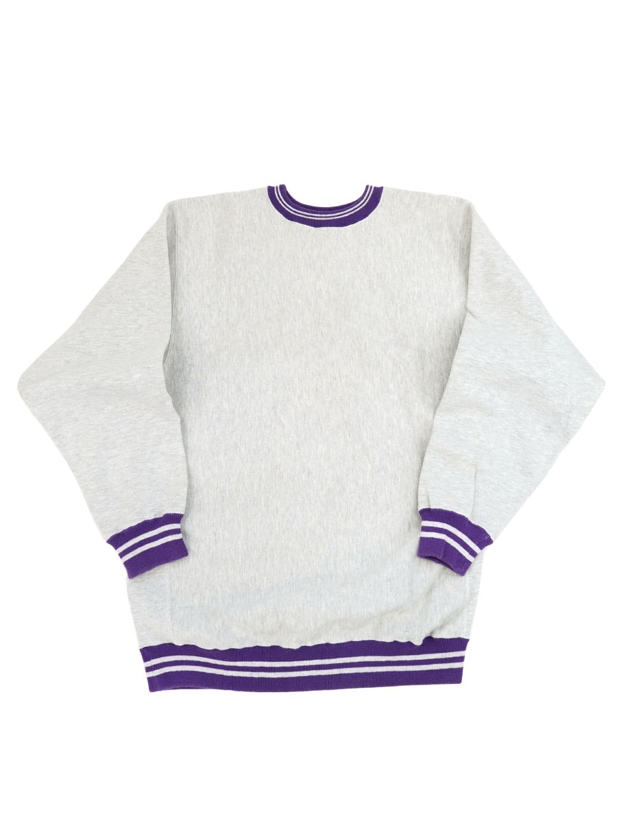 90'S CHAMPION REVERSE WEAVE PLAIN GREYxPURPLE (SIZE.XX LARGE