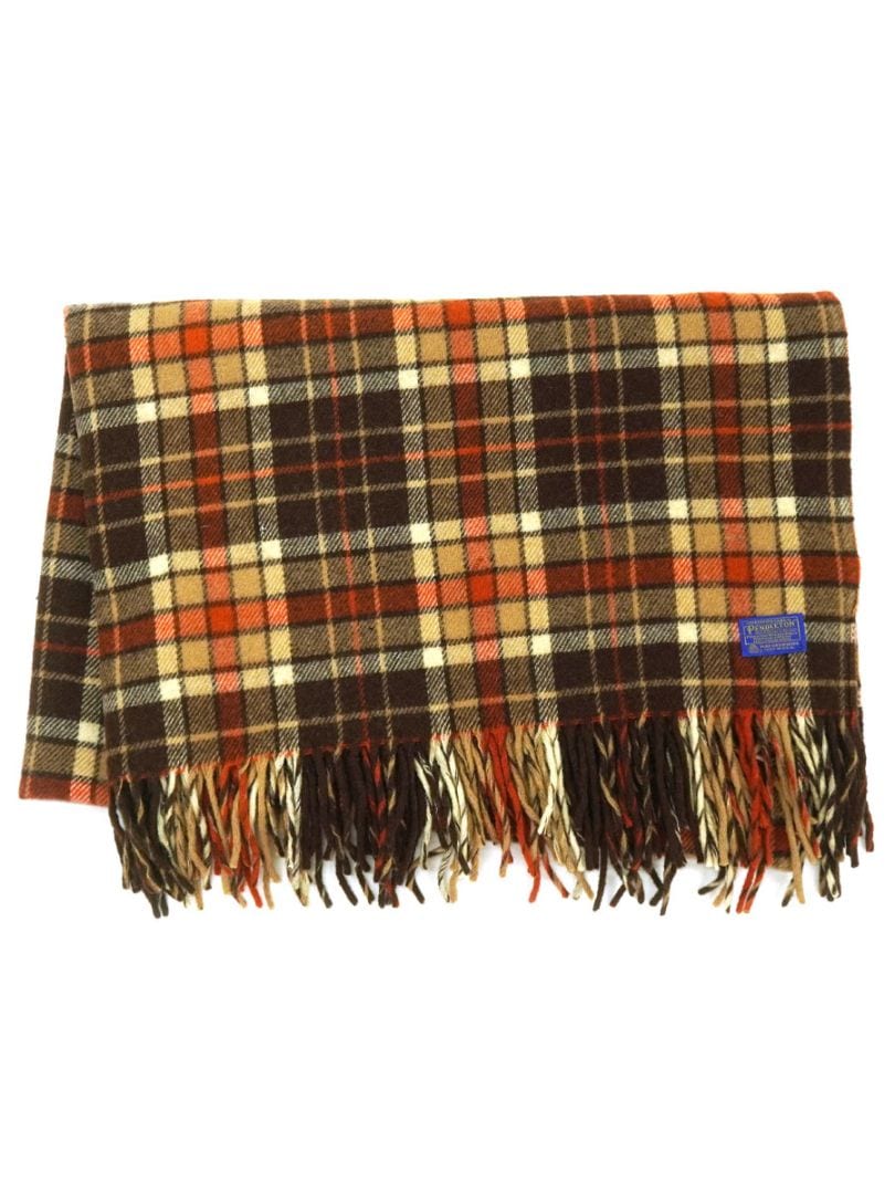 70'S PENDLETON WOOL BLANKET (APPROX.130×171.5)