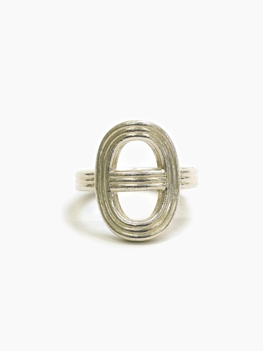 VINTAGE HERMES CHAINE D'ANCRE RING 24GM
