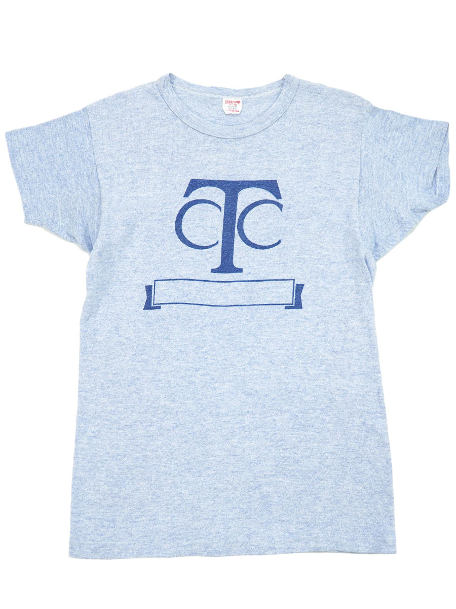 60's CHAMPION RUNNER TAG WATER PRINT T SHIRT (SIZE.MEDIUM)
