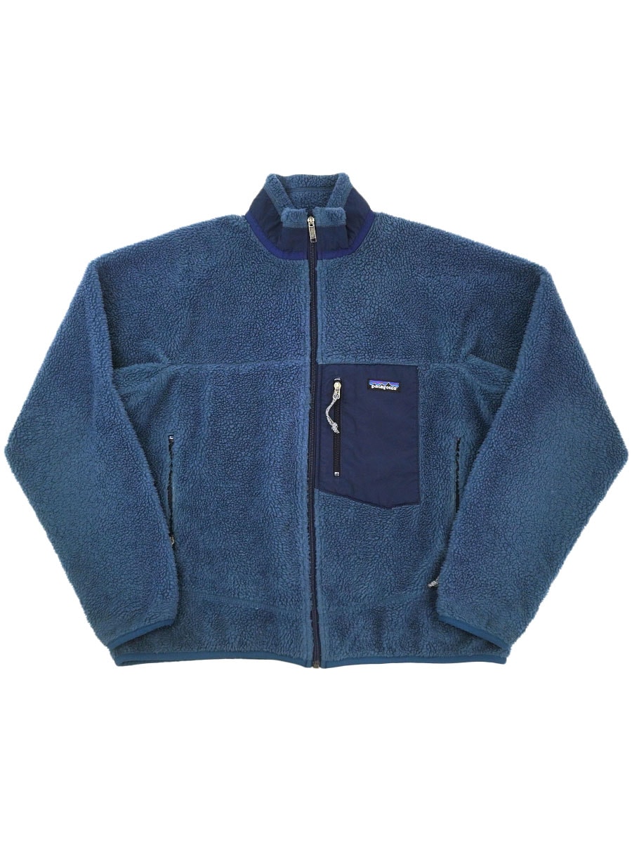 '00 PATAGONIA RETORO-X PACIFIC BLUE/DARK ASH/CLASSIC NAVY (SIZE.L) MADE IN USA ASIS