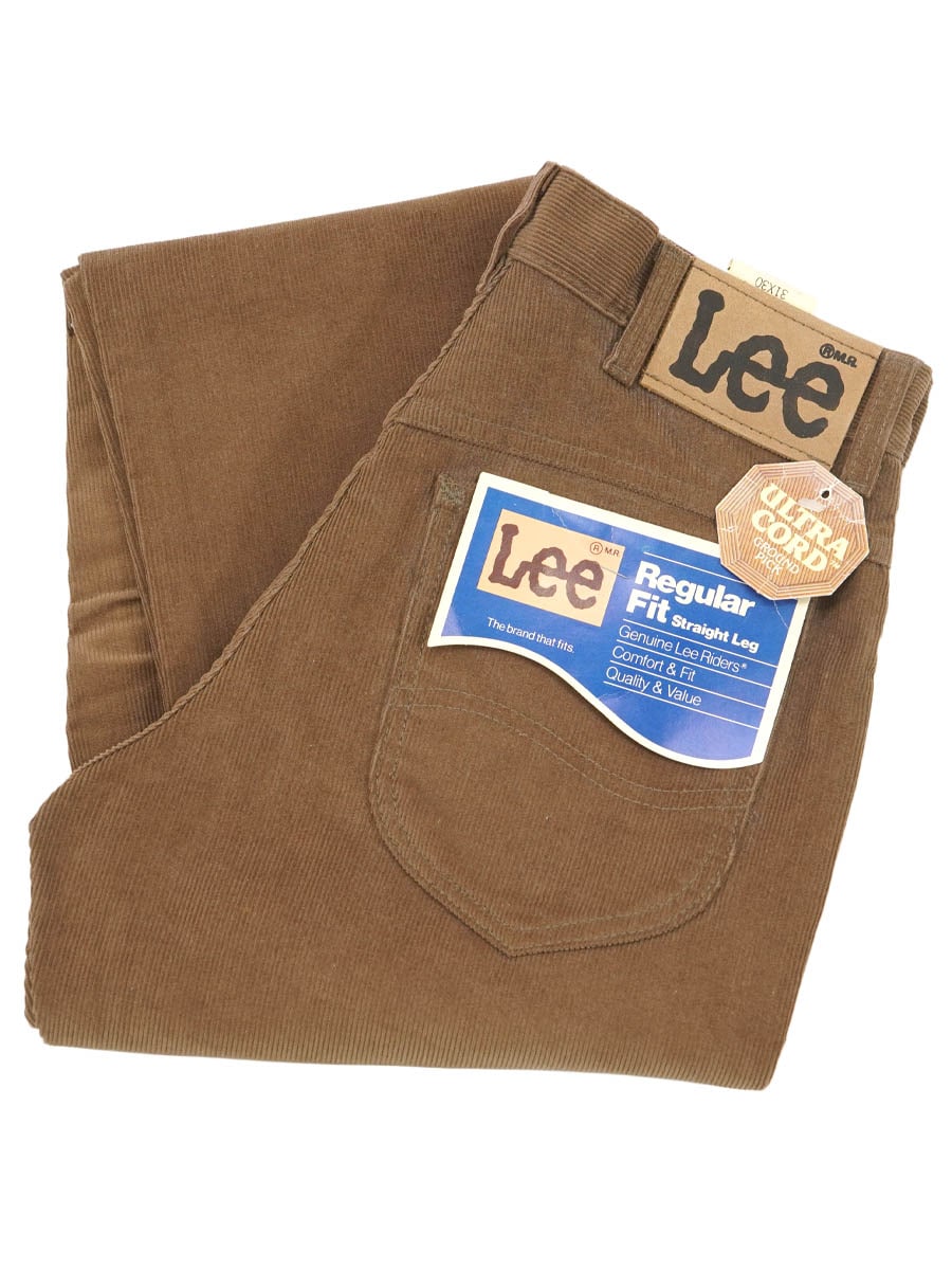 80'S LEE 200-2822 CORDUROY PANTS BROWN (SIZE.W31 L30) NOS | すべて