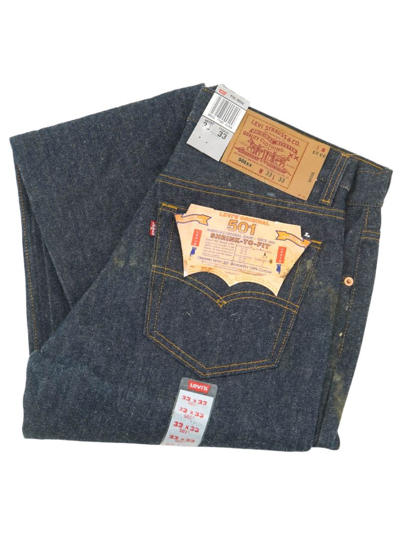 90'S LEVI'S 501 JEANS (SIZE.W33 L33) MADE IN USA NOS