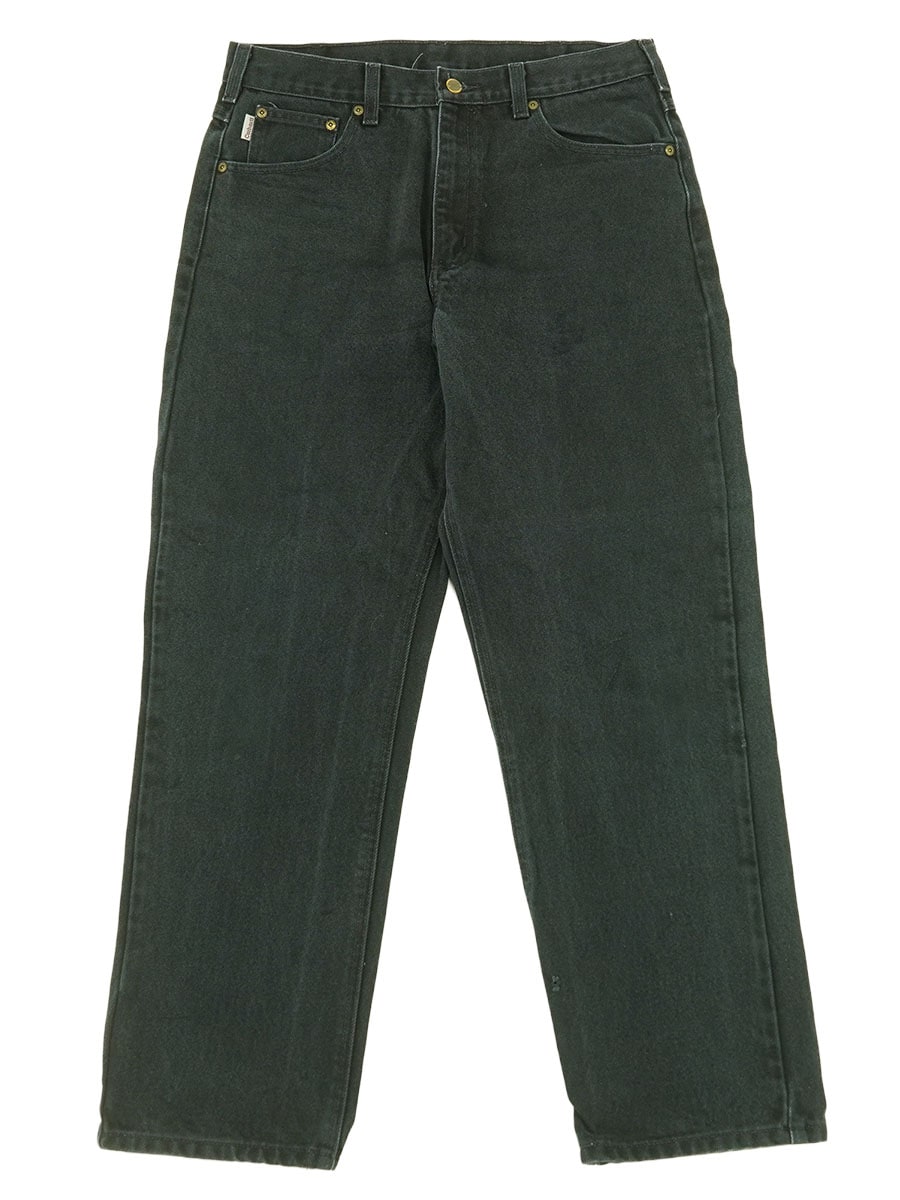 CARHARTT RELAXD FIT BLACK JEANS (SIZE.W35 L32) 