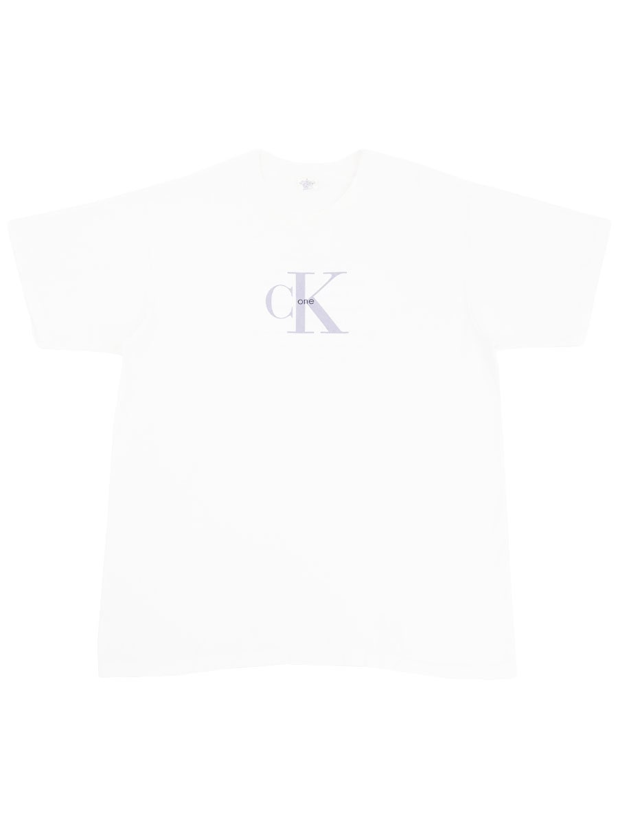 90'S CALVAN KLEIN ''CK ONE'' T SHIRT (SIZE.X LARGE) MADE IN USA