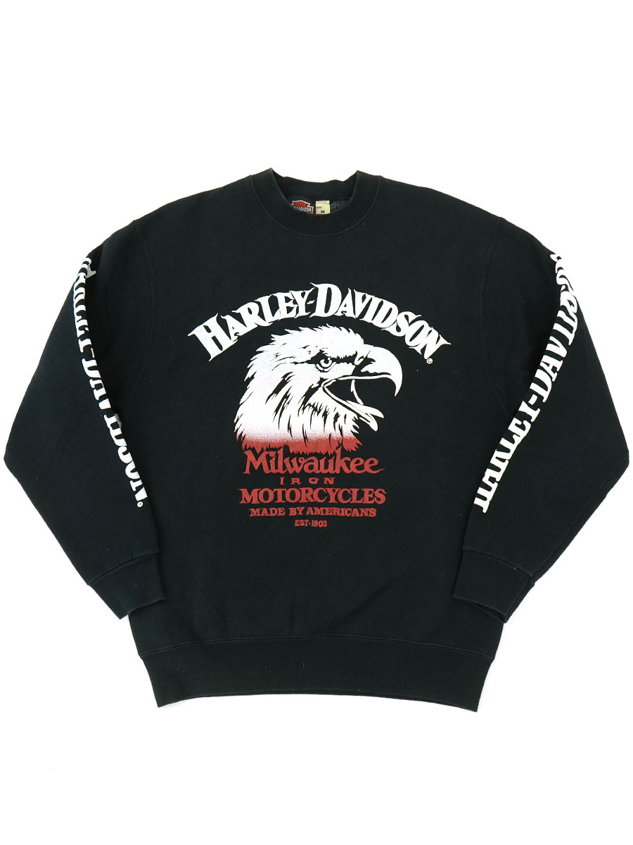 90'S FRUIT OF THE LOOM ''HARLEY DAVIDSON'' SWEAT SHIRT (SIZE. MEDIUM)