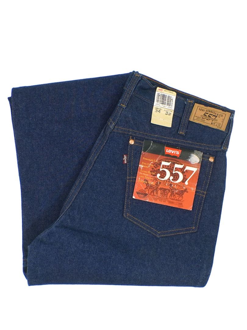 90'S LEVI'S 557 JEANS (SIZE.W34 L32) MADE IN USA NOS