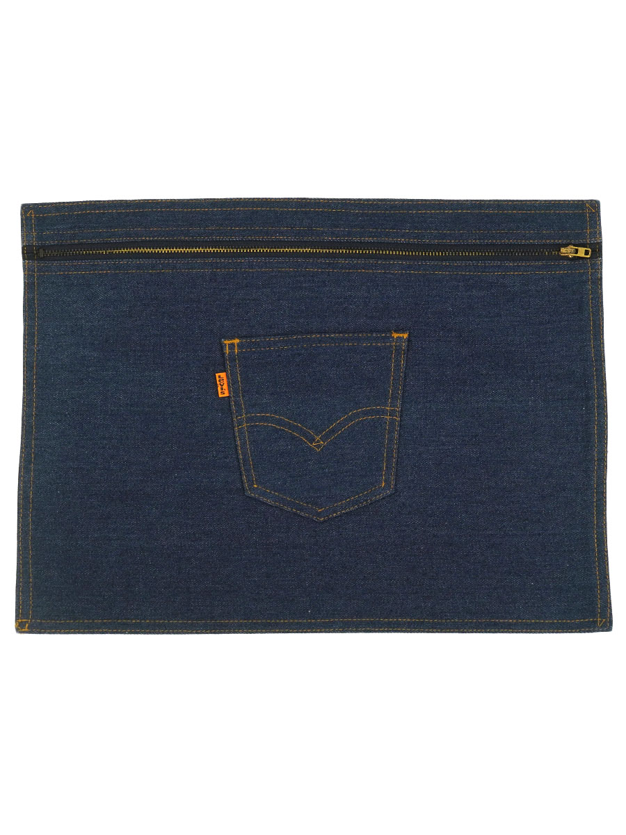 70'S～ LEVI'S ''D-4 7/1-4/84'' DENIM CLUTCH BAG MADE IN USA