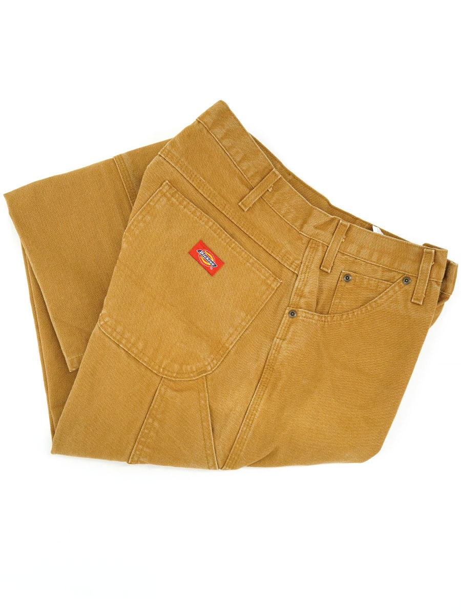DICKIES DUCK PAINTER PANTS TAN (SIZE. W34 L30) MADE IN HONDURAS