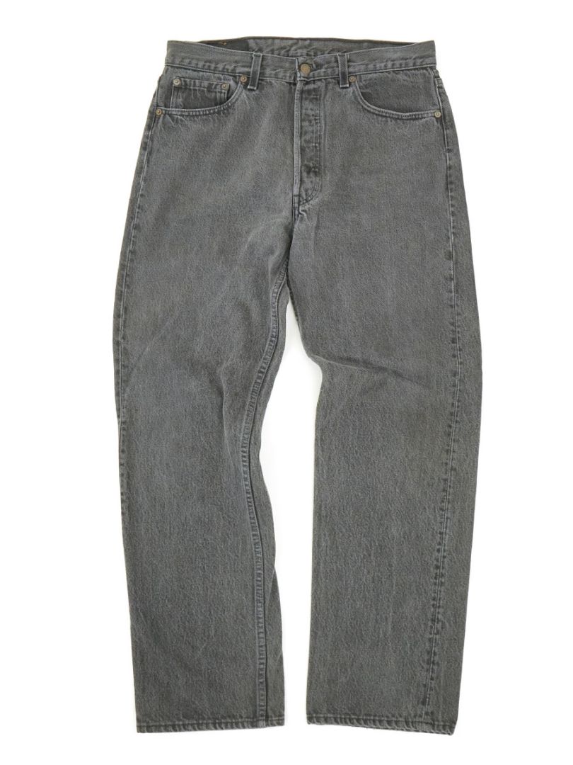 90'S LEVI'S 501 BLACK DENIM JEANS (SIZE. W34 L30) MADE IN USA