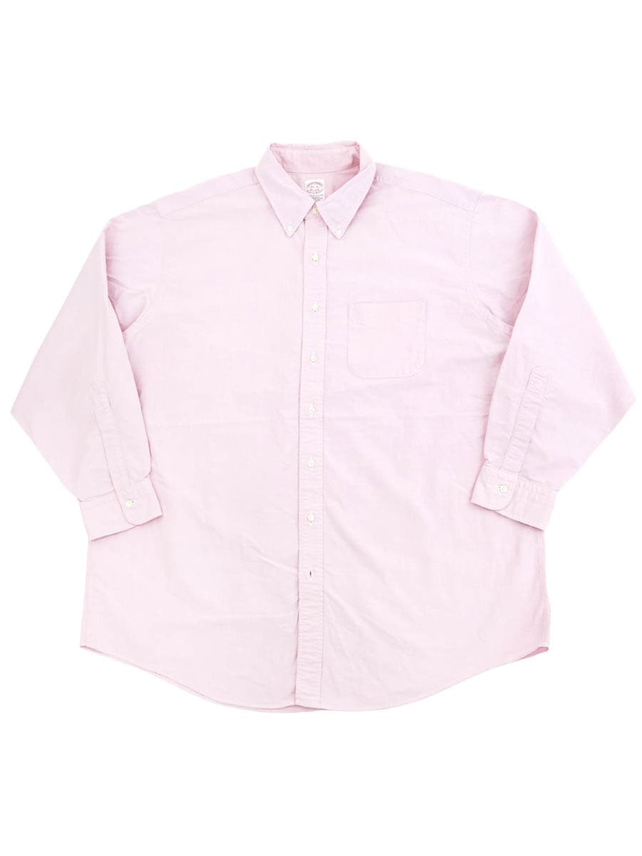 BROOKS BROTHERS MAKERS B.D. SHIRT PINK (SIZE.18 1/2) MADE IN USA