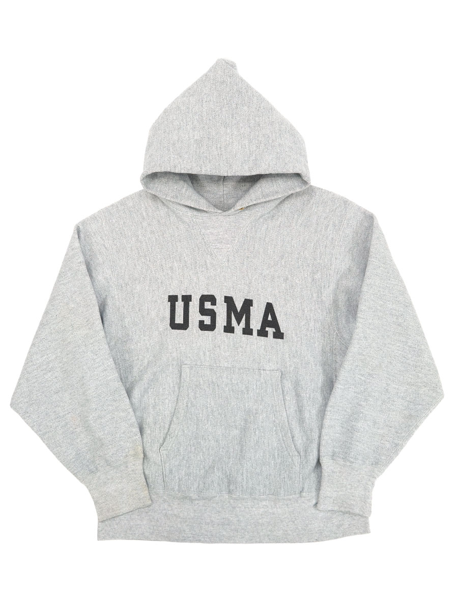 80'S CHAMPION REVERSE WEAVE HOODIE ''USMA'' (SIZE.MEDIUM)
