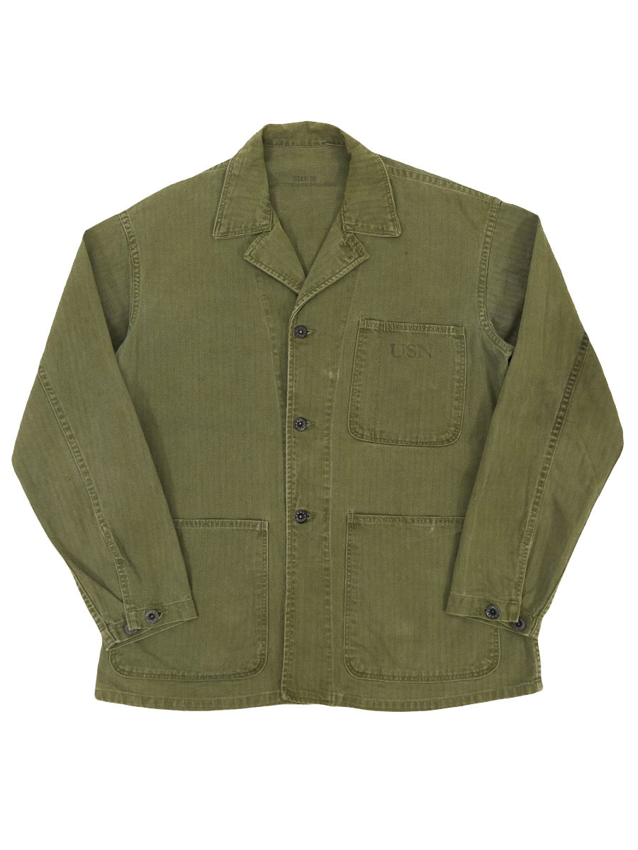 40'S U.S.NAVY N-3 HBT JACKET (SIZE.36)