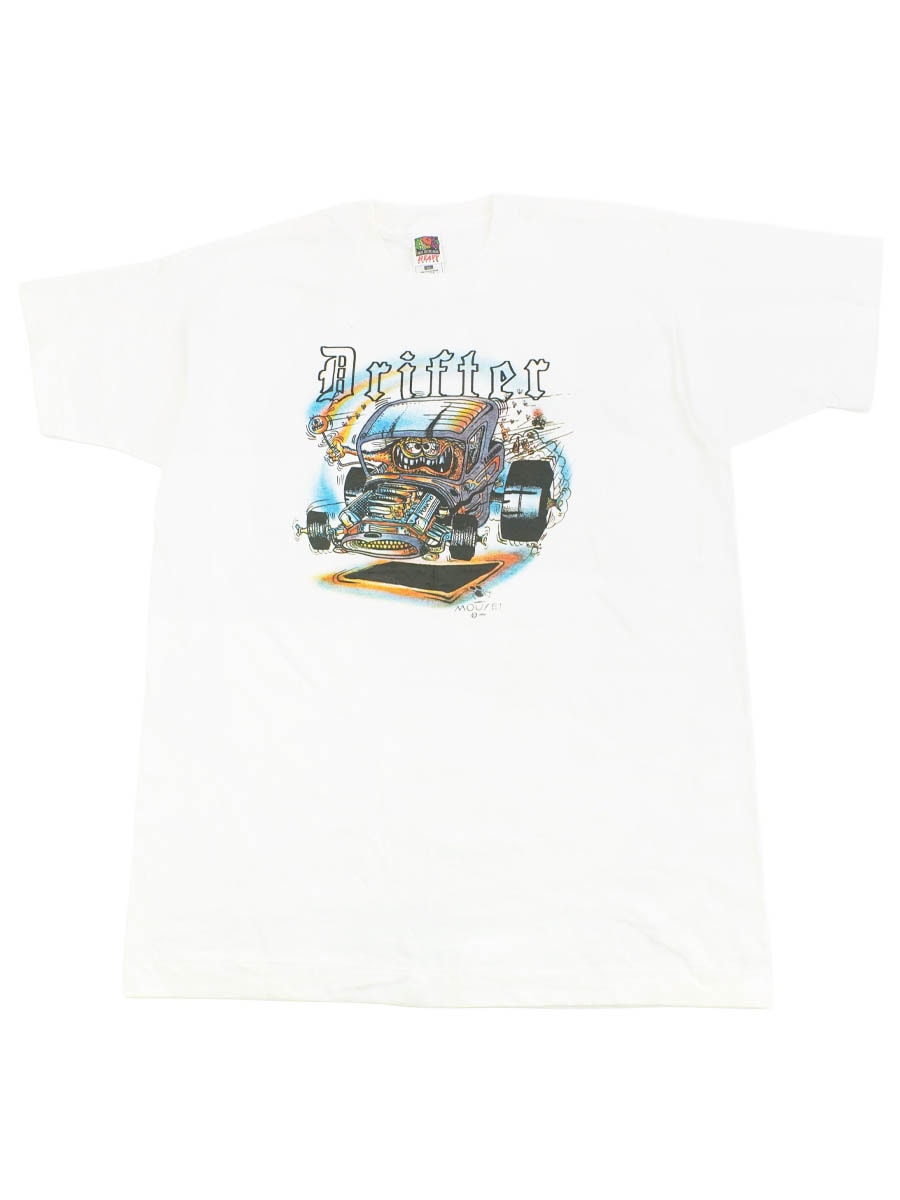 90'S FRUIT OF THE LOOM STANLEY MOUSE ''DRIFTER'' T SHIRT (SIZE.X