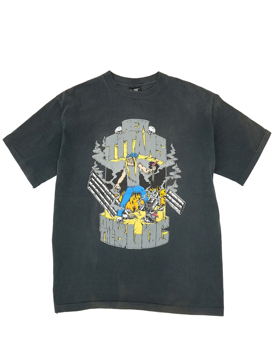 90'S GIANT ''NEW TITANS ON THE BLOC'' WORLD TOUR 1991 T SHIRT