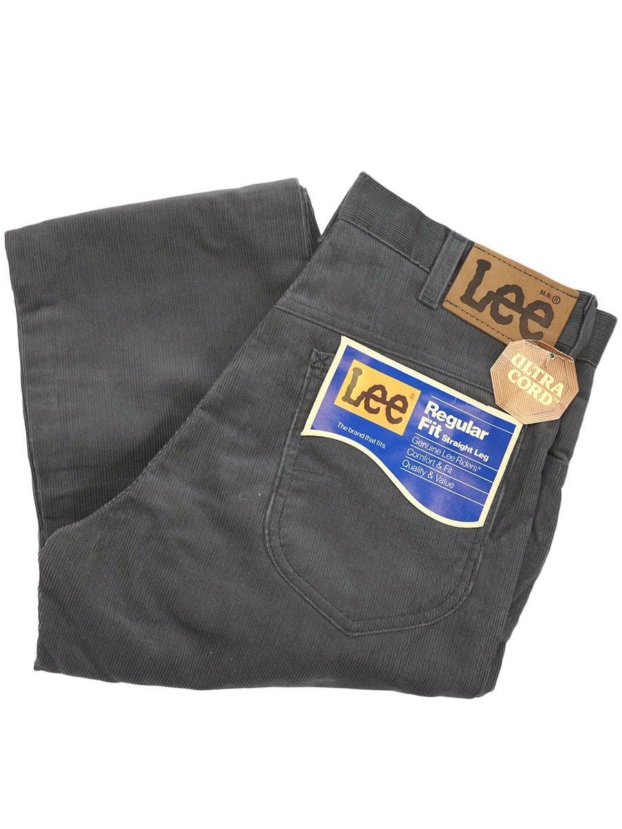 80'S LEE 200-2822 CORDUROY PANTS GRAY (SIZE.W32 L32) NOS