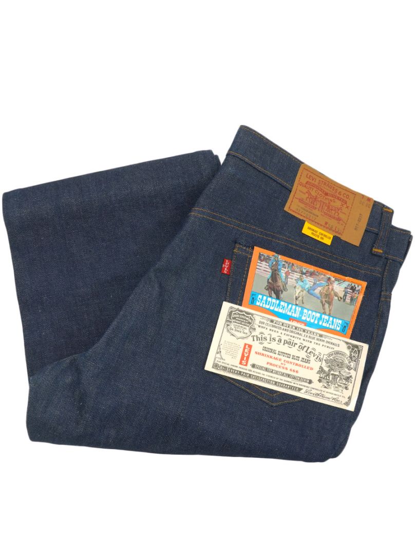 70'S LEVI'S 517 SINGLE STITCH JEANS (SIZE.W38 L30) NOS