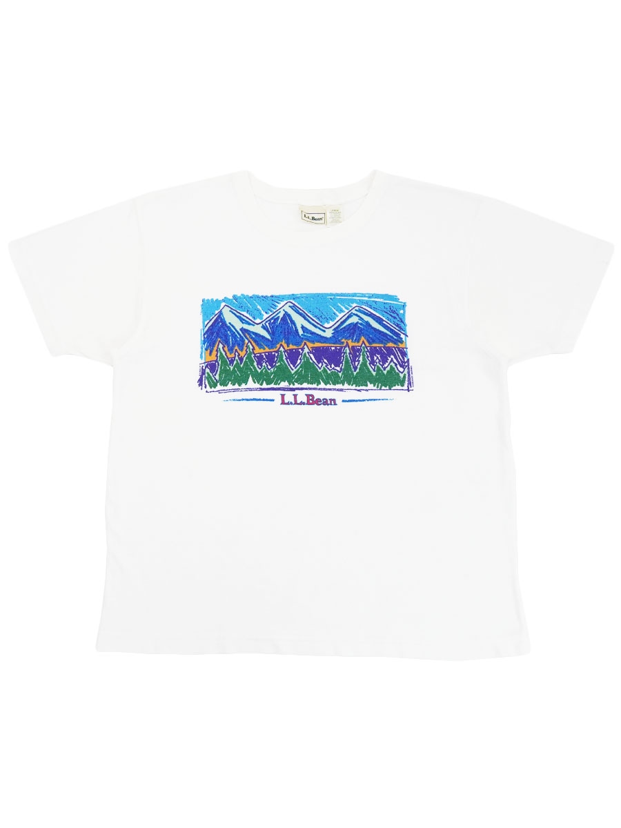 90'S L.L.BEAN ''HARBORSIDE GRAPHICS'' T SHIRT (SIZE.LARGE REGULAR) WOMEN