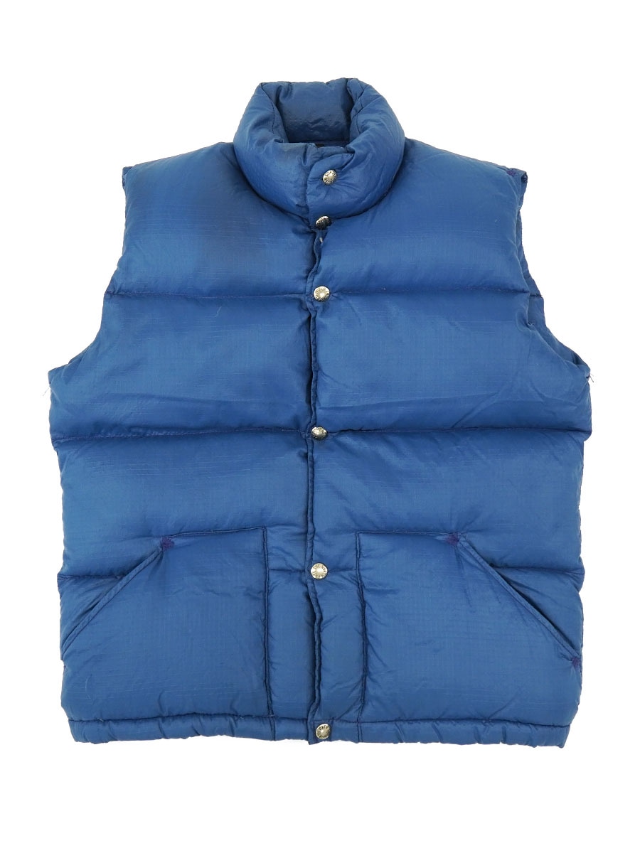 70'S THE NORTH FACE BROWN LABEL RIPSTOP DOWN VEST (SIZE. SMALL)