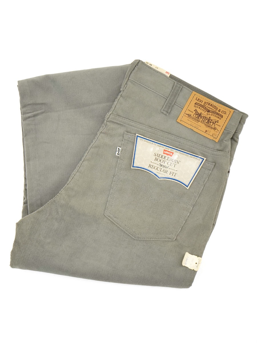 80'S LEVI'S 517 CORDUROY SADDLEMAN BOOT CUT (SIZE. W36 L34) NOS