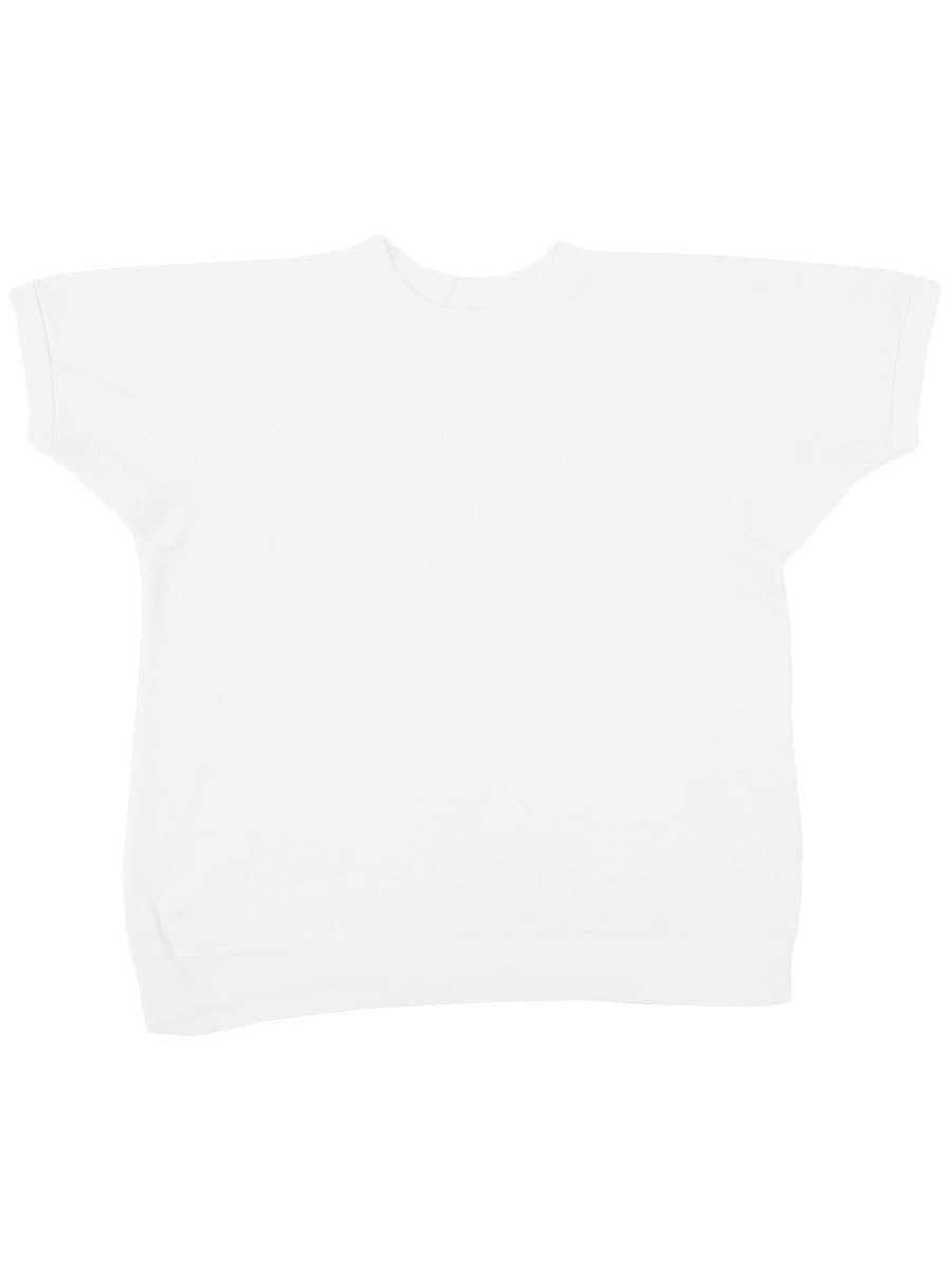 60'S～ SHORT SLEEV PLAIN SWEAT SHIRT WHITE (APPROX.MEDIUM)