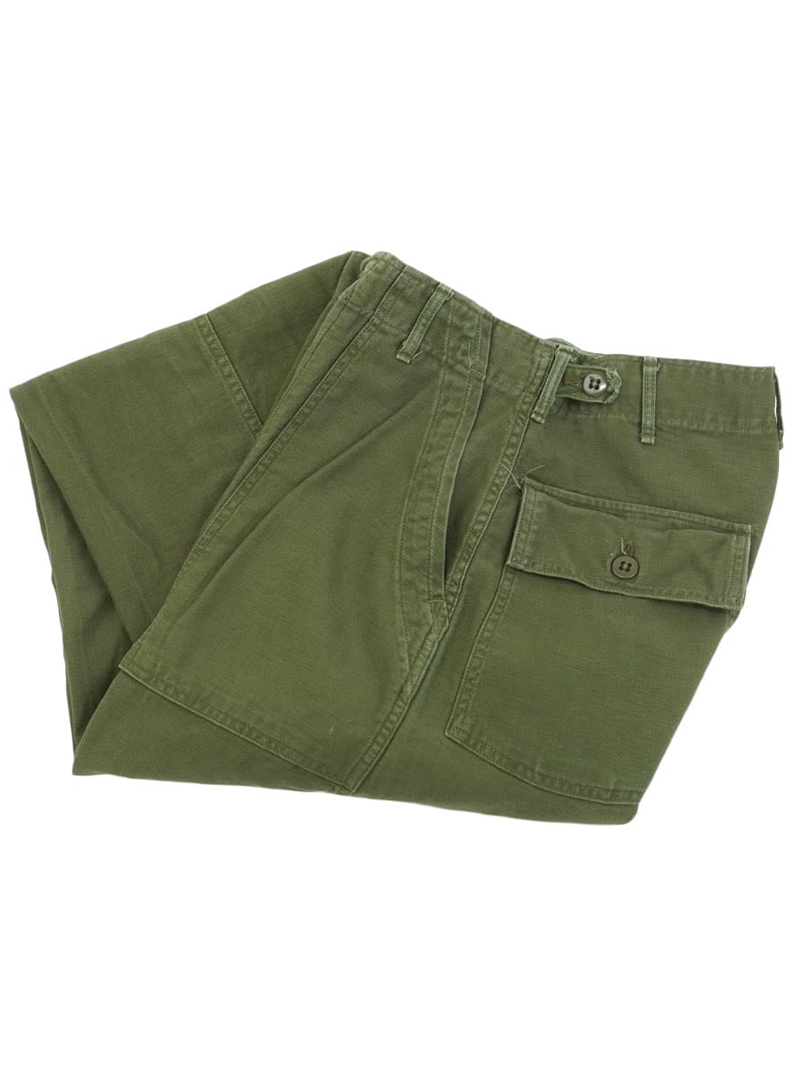 60'S U.S.ARMY UTILITY TROUSERS (APPROX.W28 L30)