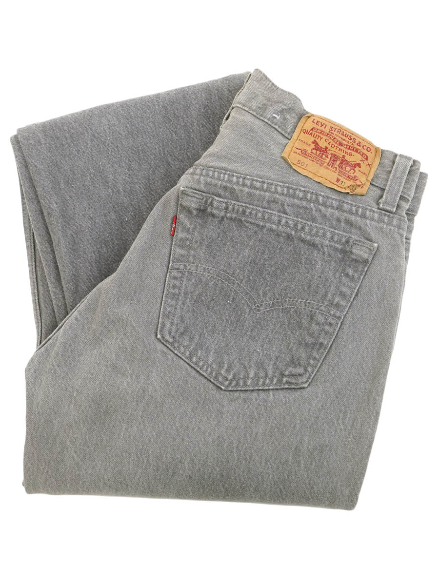 90'S LEVI'S 501-0636 GRAY JEANS (SIZE.W31 L32) MADE IN USA