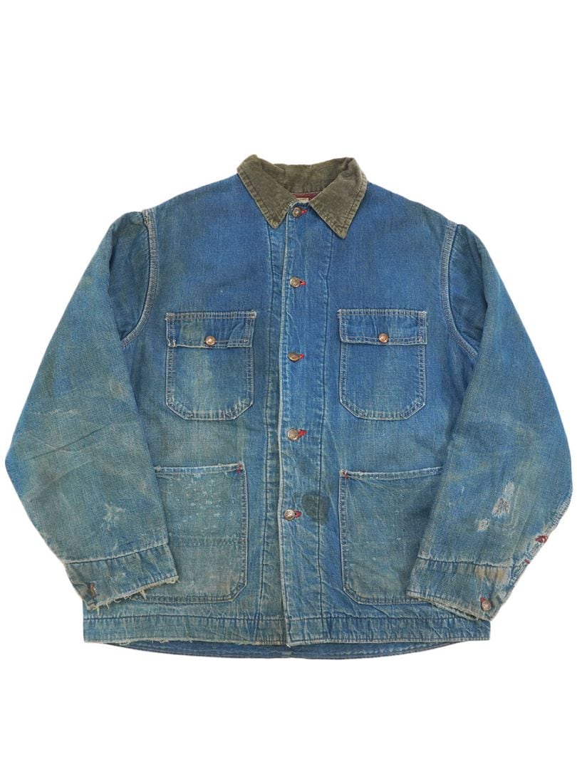 70'S BIG MAC BLANKET LINED DENIM COVERALL (APPROX.46)