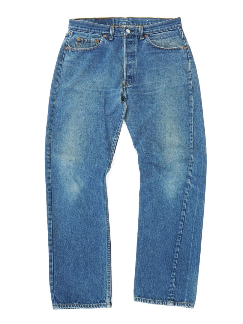 80'S LEVI'S 501 BLUE JEANS (SIZE. W35 L34) MADE IN USA