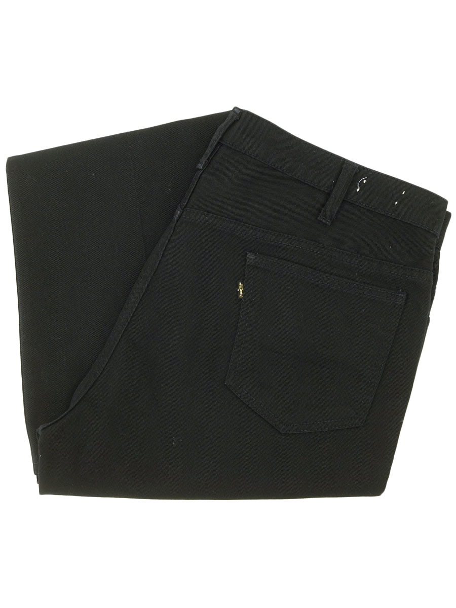 70'S Levi's 646-1859 BIG E STA-PREST PANTS BLACK (APPROX.W39 L29.5)
