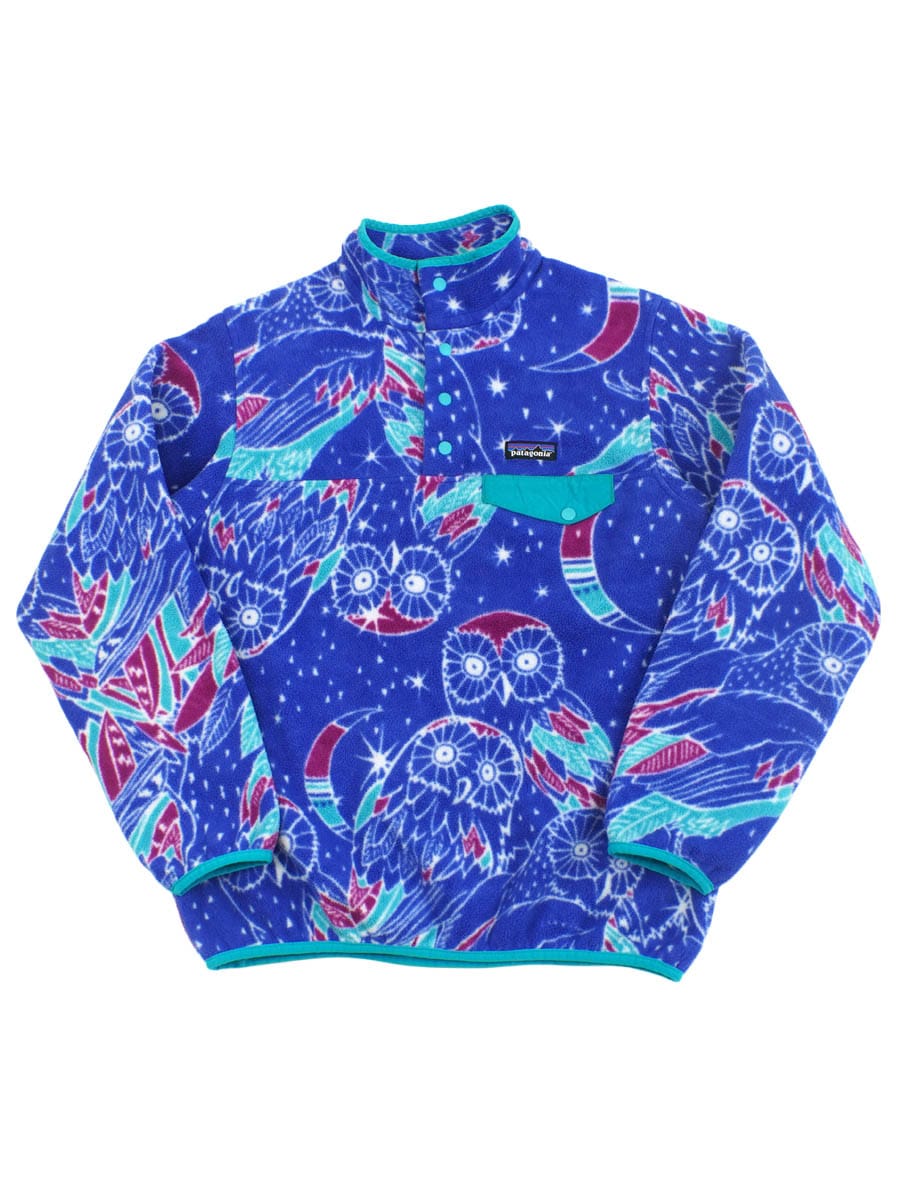 16 PATAGONIA WOMEN'S LIGHTWEIGHT SYNCHILLA SNAP-T PULLOVER MOON