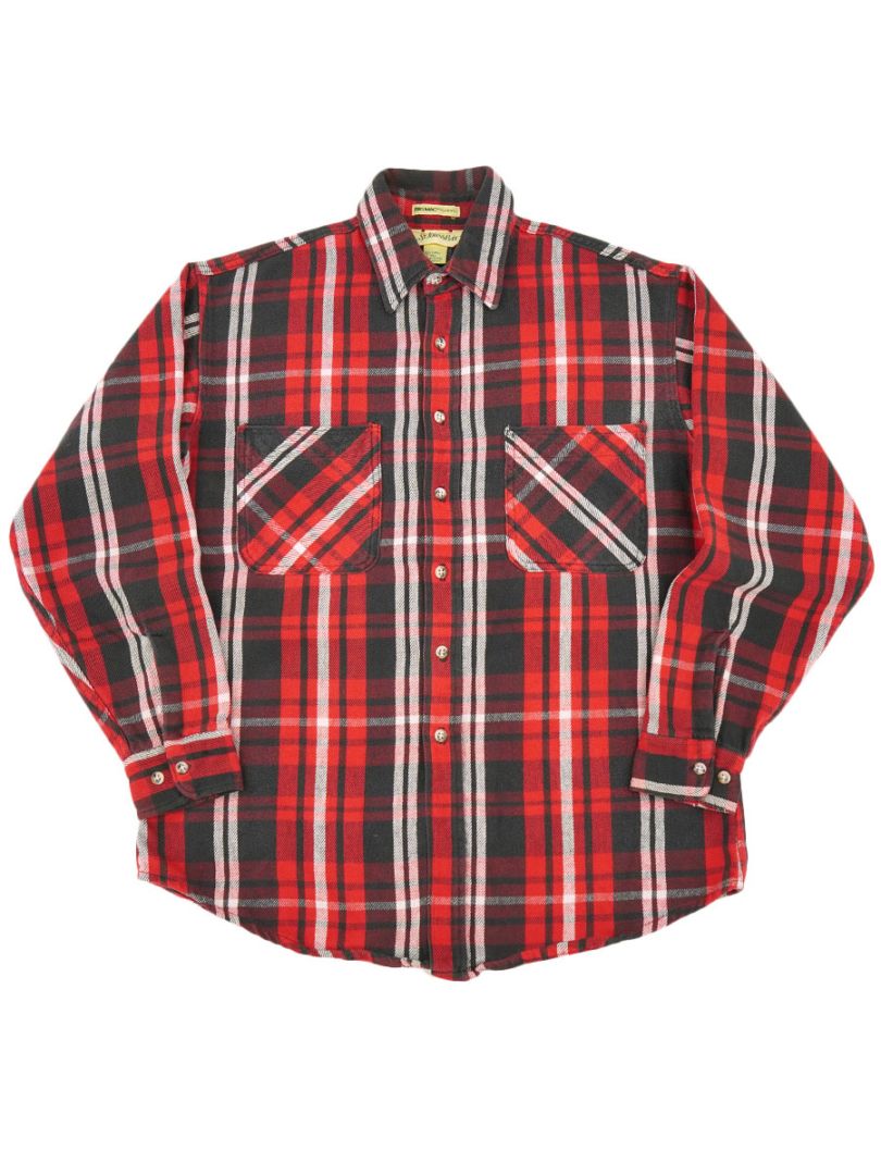 トップス ST.JOHN'S BAY Heavy Flannel Shirts XL 80'S ST.JOHN'S BAY PLAID FLANNEL SHIRT (SIZE. LARGE TALL) | すべて