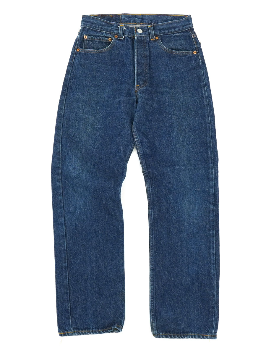 80'S LEVI'S 501 BLUE JEANS DARK BLUE (SIZE. W31 L32) MADE IN USA