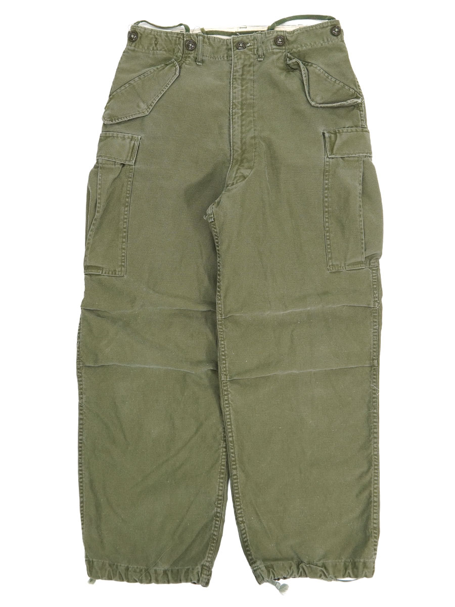 50's U.S.ARMY M-51 FIELD TROUSERS (SIZE.SMALL-REGULAR) ALUMINUM ZIP