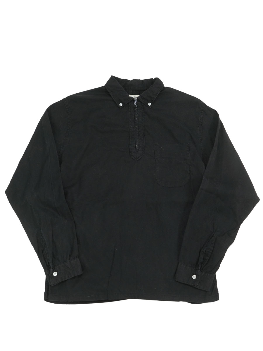 60'S PENNLEIGH HALF ZIP SHIRT BLACK！ (SIZE.MEDIUM)