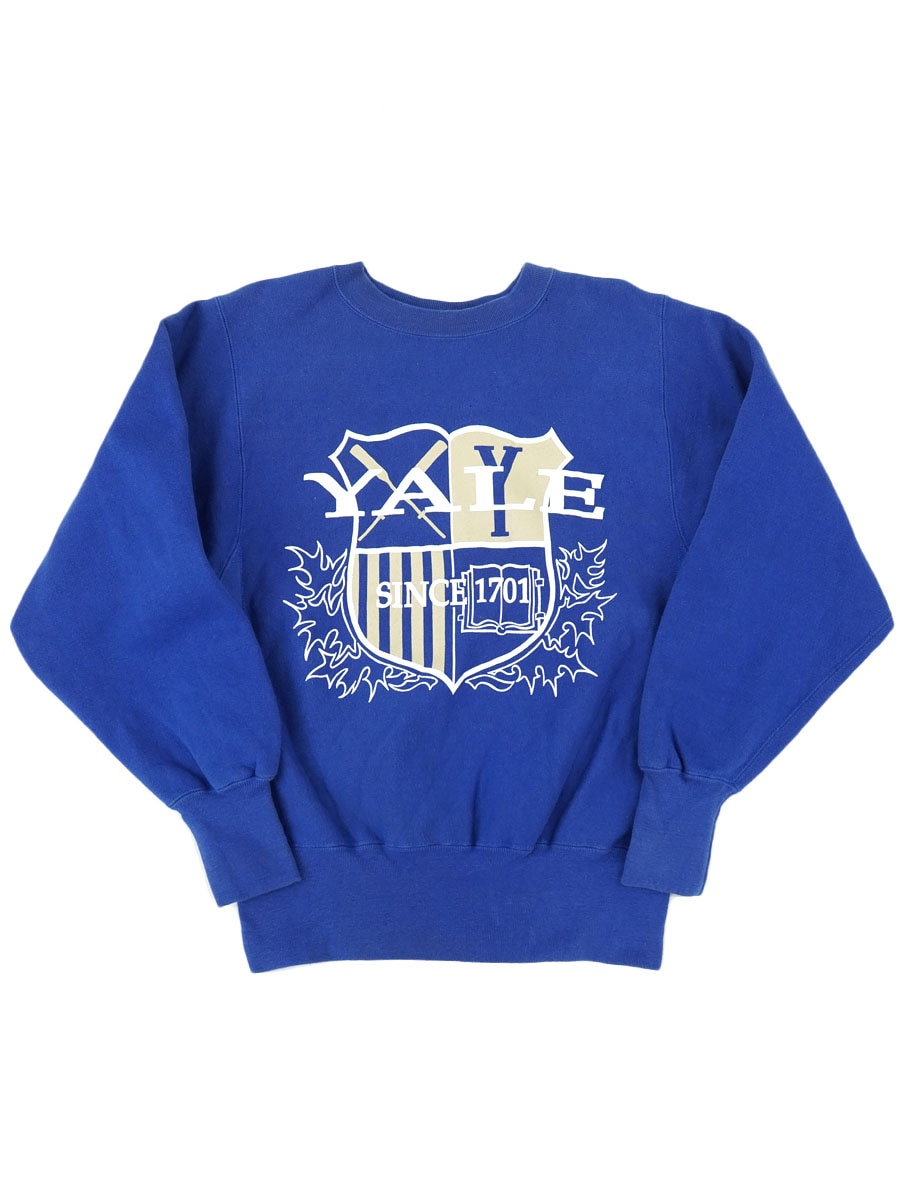 90'S CHMAPION REVERSE WEAVE CREW ''YALE'' (SIZE.MEDIUM) MADE IN USA
