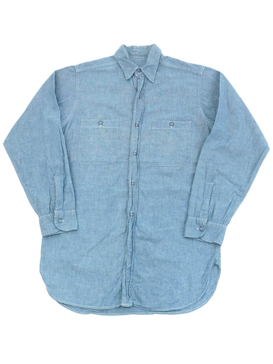 40'S～ U.S.NAVY CHAMBRAY SHIRT (SIZE.14 1/2) | すべての商品