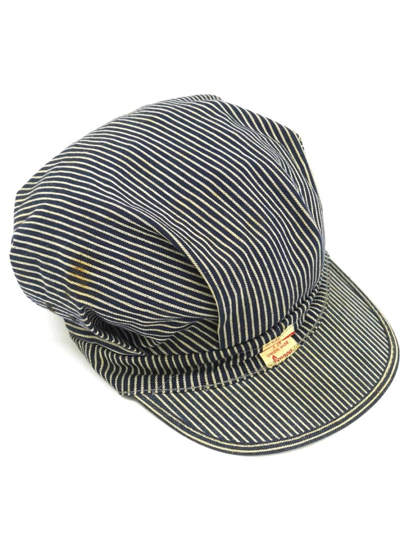 50'S～ PENNEY'S BIGMAC HICKORY STRIPE WORK CAP (SIZE.7 1/8) | NEW