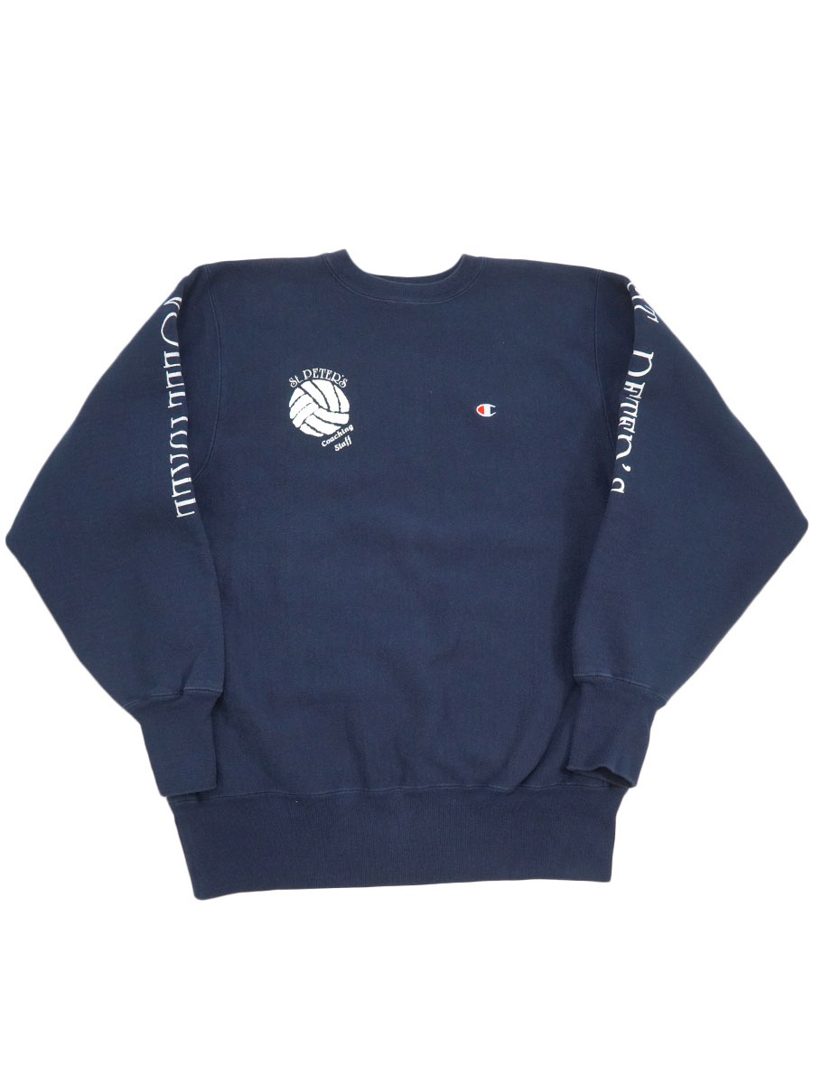 90'S CHMAPION REVERSE WEAVE CREW ''ST.PETER'S'' (SIZE.X LARGE) MADE IN USA