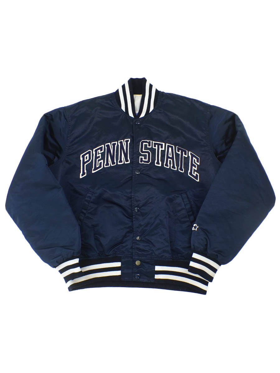 80'S STARTER ''PENN STATE'' SATIN STADIUM JACKET (SIZE.LARGE) MADE