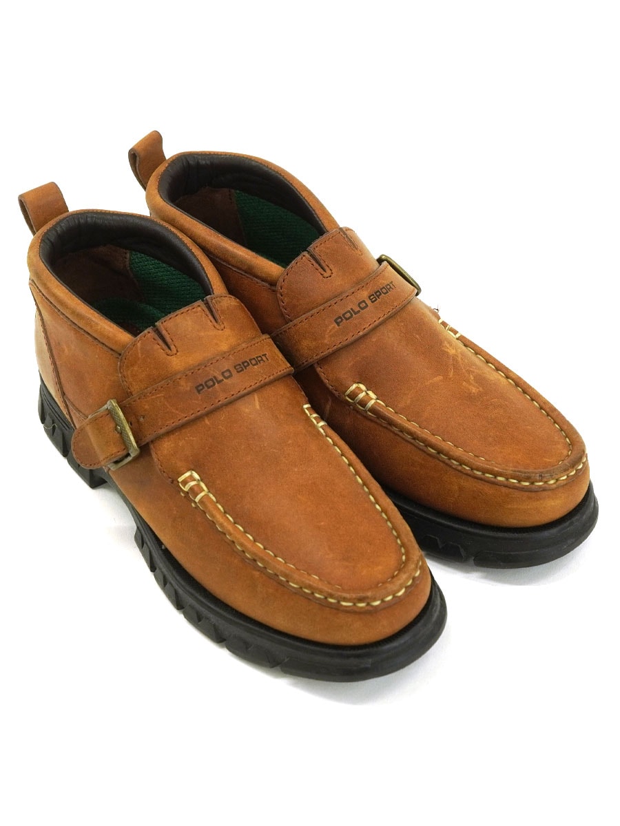 90'S POLO SPORT LEATHER SHOES BROWN (SIZE.9 1/2 B) | すべての商品