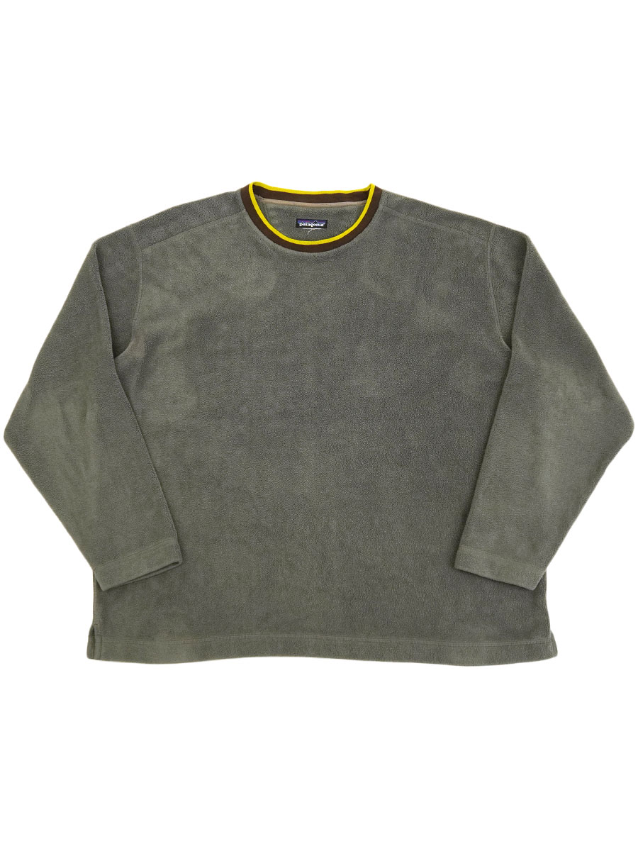 00'S PATAGONIA RHYTHM PLASH SYNCHILLA SWEAT SHIRT CHARCOAL GRAY