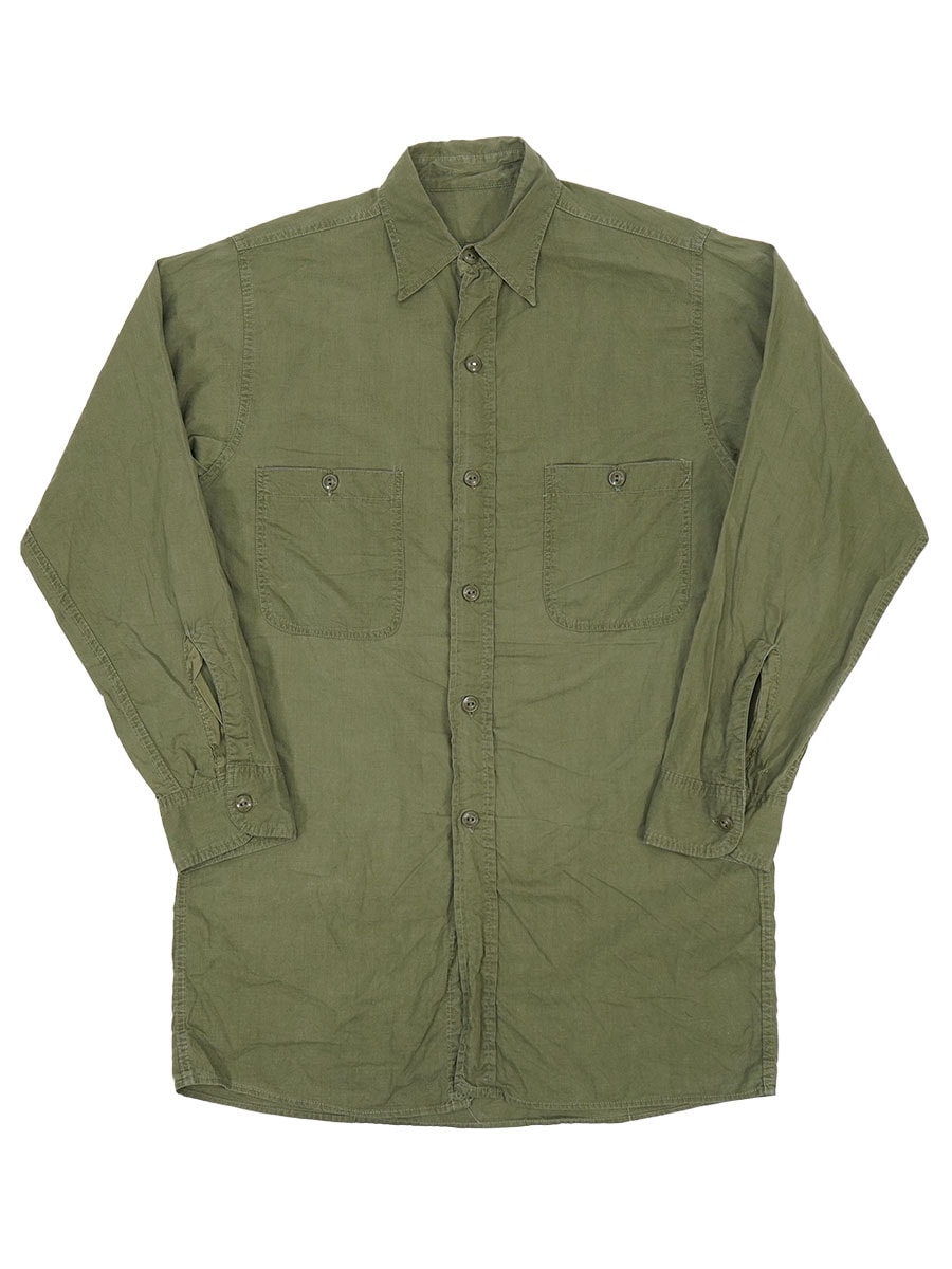 40s US Navy　ポプリンシャツ　N-3 40'S U.S.NAVY N-3 UTILITY SHIRT (SIZE.14) | NEW ITEM | | BerBerJin